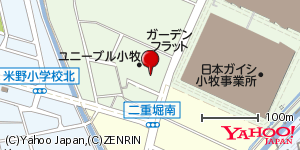 愛知県小牧市大字二重堀 付近 : 35287325,136938961