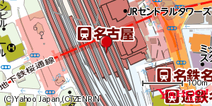 愛知県名古屋市中村区名駅 付近 : 35170215,136882299