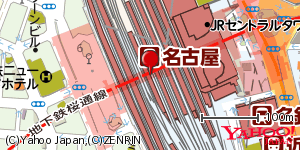 愛知県名古屋市中村区名駅 付近 : 35170386,136881659