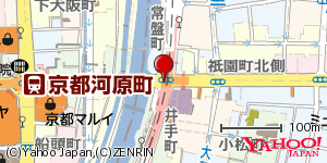 京都府京都市東山区川端町 付近 : 35003819,135772025