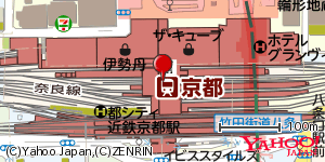 京都府京都市下京区東塩小路釜殿町 付近 : 34985352,135758295