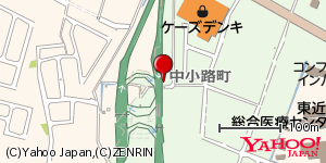 滋賀県東近江市中小路町 付近 : 35095621,136226262