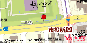 愛知県名古屋市中区二の丸 付近 : 35182054,136903506 愛知県名古屋市中区二の丸 付近 : 35182054,136903506