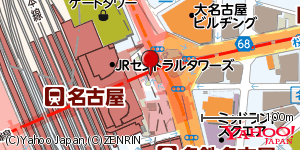 愛知県名古屋市中村区名駅 付近 : 35171083,136883686