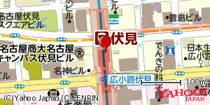 愛知県名古屋市中区錦 付近 : 35168924,136897534