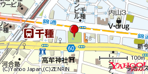 愛知県名古屋市千種区内山 付近 : 35170050,136932649