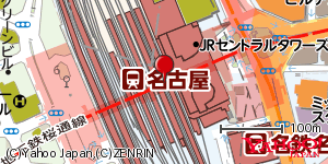 愛知県名古屋市中村区名駅 付近 : 35170654,136882265