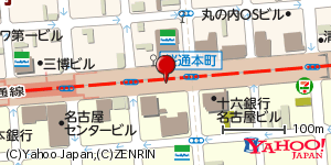 愛知県名古屋市中区錦 付近 : 35173243,136901196