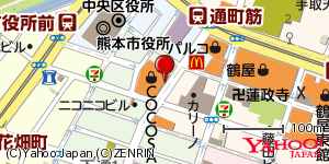 熊本県熊本市中央区下通 付近 : 32802222,130709089 熊本県熊本市中央区下通 付近 : 32802222,130709089