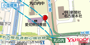 愛知県名古屋市中区三の丸 付近 : 35178393,136895872