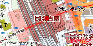 愛知県名古屋市中村区名駅 付近 : 35170444,136882261