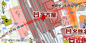 愛知県名古屋市中村区名駅 付近 : 35170297,136882147