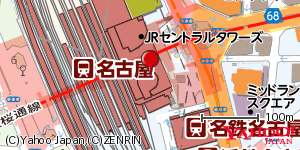 愛知県名古屋市中村区名駅 付近 : 35170591,136883070