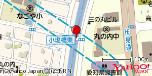 愛知県名古屋市中区三の丸 付近 : 35179457,136894024