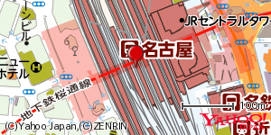 愛知県名古屋市中村区名駅 付近 : 35170341,136881782