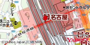 愛知県名古屋市中村区名駅 付近 : 35170376,136881531