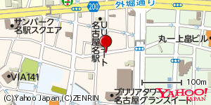 愛知県名古屋市西区名駅 付近 : 35176680,136884957