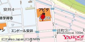 愛知県名古屋市北区辻町 付近 : 35209388,136922583