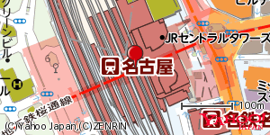 愛知県名古屋市中村区名駅 付近 : 35170676,136882228