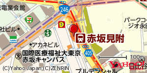 東京都港区赤坂 付近 : 35677093,139736739