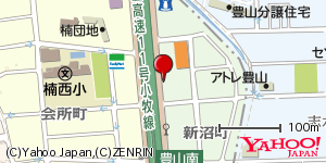 愛知県名古屋市北区新沼町 付近 : 35238518,136909506