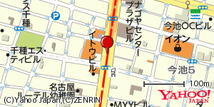 愛知県名古屋市千種区今池 付近 : 35167405,136936664