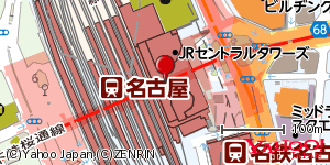 愛知県名古屋市中村区名駅 付近 : 35170789,136882687