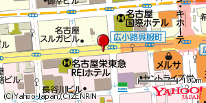 愛知県名古屋市中区栄 付近 : 35168663,136904281