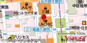 愛知県名古屋市中区栄 付近 : 35167467,136907570