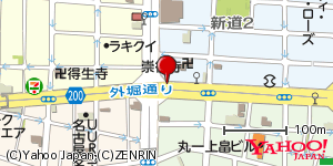 愛知県名古屋市西区那古野 付近 : 35178030,136886360