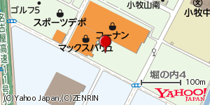 愛知県小牧市堀の内 付近 : 35286104,136909111