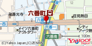 愛知県名古屋市熱田区六番 付近 : 35123809,136888221