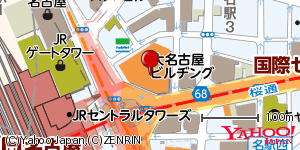 愛知県名古屋市中村区名駅 付近 : 35171950,136884619