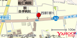 愛知県名古屋市守山区四軒家 付近 : 35192873,137015875