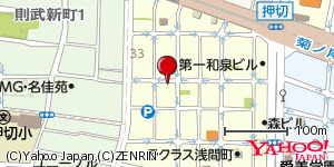 愛知県名古屋市西区菊井 付近 : 35183973,136884023