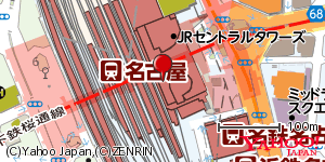 愛知県名古屋市中村区名駅 付近 : 35170535,136882654