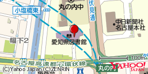 愛知県名古屋市中区三の丸 付近 : 35178446,136895423