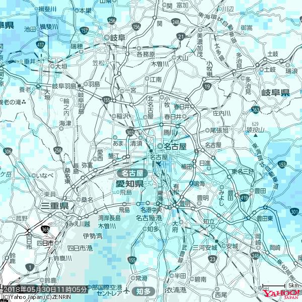 名古屋の天気(雨) 降水強度: 1.35(mm/h) 2018年05月30日 11時05分の雨雲 #雨雲bot #bot 名古屋の天気(雨) 降水強度: 1.35(mm/h) 2018年05月30日 11時05分の雨雲 #雨雲bot #bot