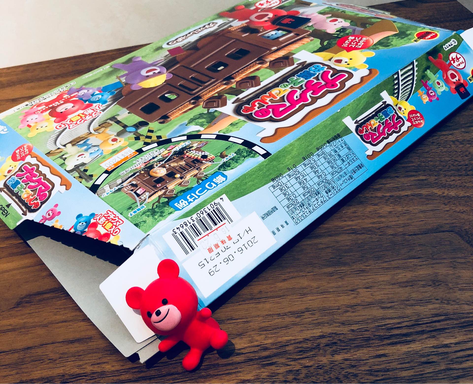 2年前に賞味期限が切れた『プチクマのお菓子のでんしゃ』をようやく開封した(;´∀`) 2年前に賞味期限が切れた『プチクマのお菓子のでんしゃ』をようやく開封した(;´∀`)