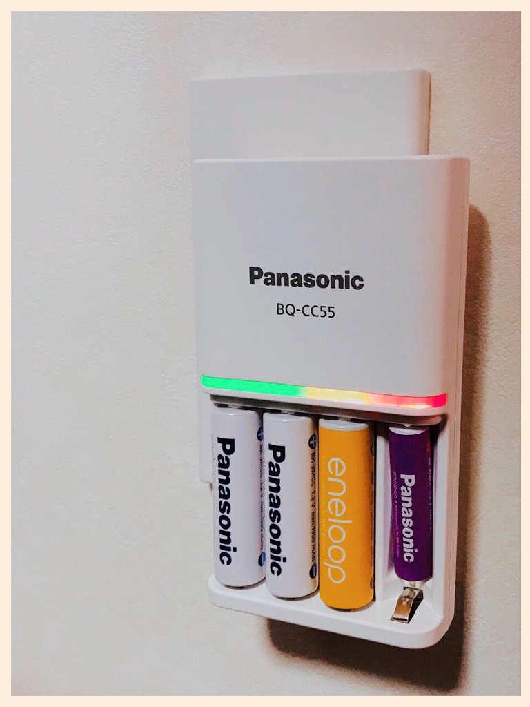 パナソニック 単3形単4形ニッケル水素電池専用急速充電器 BQ-CC55 (Panasonic_BQ_CC55 - MemoWiki v5)