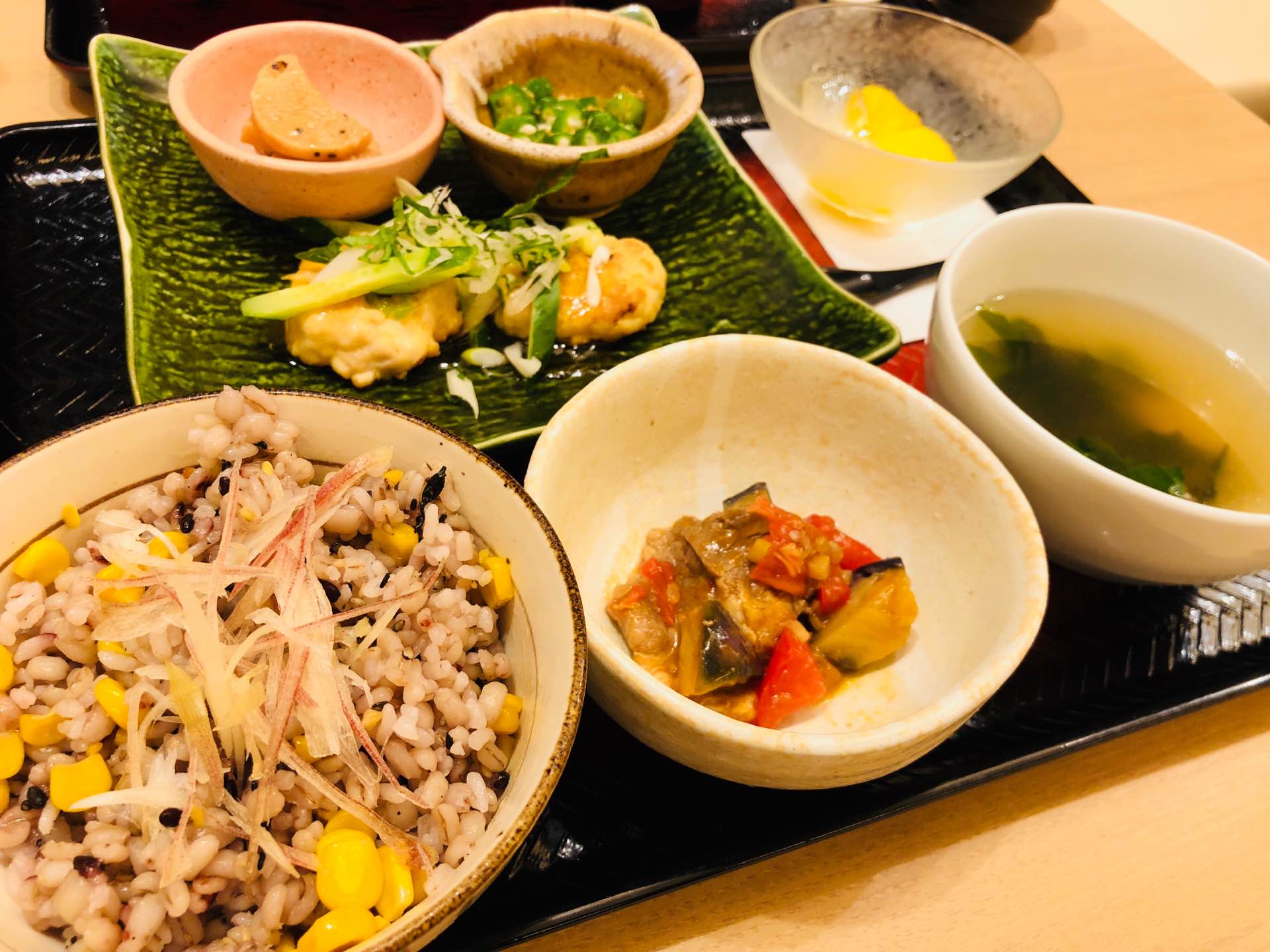 大戸屋 夏ベジ味わい膳 (゚д゚)ウマー 大戸屋 夏ベジ味わい膳 (゚д゚)ウマー