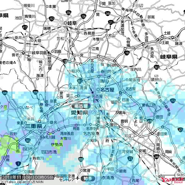 名古屋の天気(雨) 降水強度: 8.75(mm/h) 2018年11月06日 00時05分の雨雲 #雨雲bot #bot 名古屋の天気(雨) 降水強度: 8.75(mm/h) 2018年11月06日 00時05分の雨雲 #雨雲bot #bot