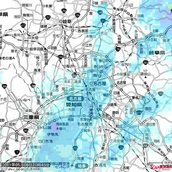 名古屋の天気(雨) 降水強度: 2.63(mm/h) 2019年05月06日 20時45分の雨雲 #雨雲bot #bot 名古屋の天気(雨) 降水強度: 2.63(mm/h) 2019年05月06日 20時45分の雨雲 #雨雲bot #bot