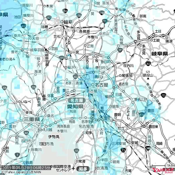 名古屋の天気(雨) 降水強度: 3.13(mm/h) 2019年05月28日 06時25分の雨雲 #雨雲bot #bot 名古屋の天気(雨) 降水強度: 3.13(mm/h) 2019年05月28日 06時25分の雨雲 #雨雲bot #bot