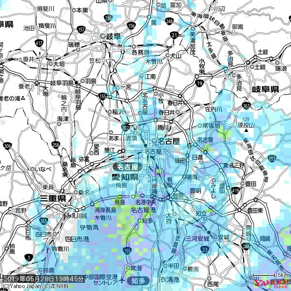 名古屋の天気(雨) 降水強度: 2.13(mm/h) 2019年05月28日 19時45分の雨雲 #雨雲bot #bot 名古屋の天気(雨) 降水強度: 2.13(mm/h) 2019年05月28日 19時45分の雨雲 #雨雲bot #bot