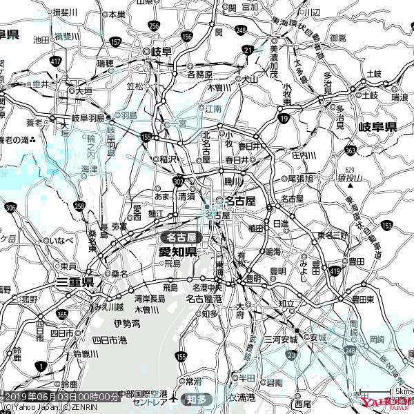 名古屋の天気(雨) 降水強度: 0.65(mm/h) 2019年06月03日 00時00分の雨雲 #雨雲bot #bot 名古屋の天気(雨) 降水強度: 0.65(mm/h) 2019年06月03日 00時00分の雨雲 #雨雲bot #bot