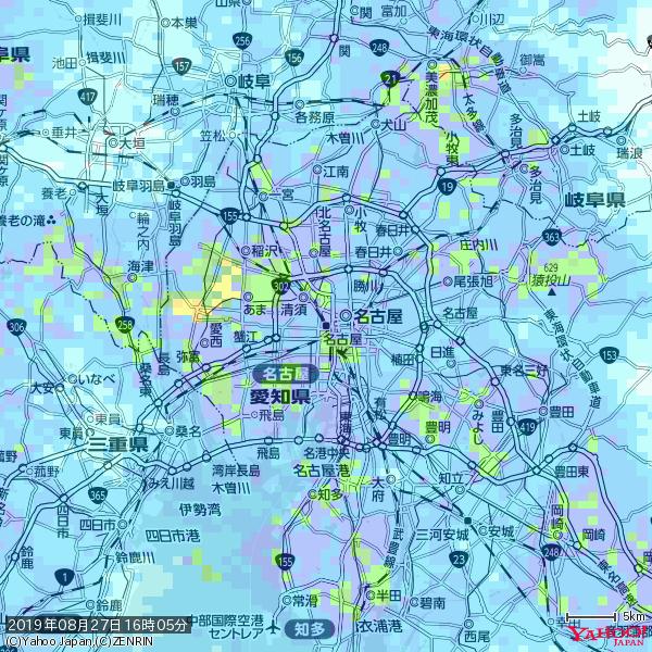 名古屋の天気(雨): やや強い雨 降水強度: 10.50(mm/h) 2019年08月27日 16時05分の雨雲 #雨雲bot #bot 名古屋の天気(雨): やや強い雨 降水強度: 10.50(mm/h) 2019年08月27日 16時05分の雨雲 #雨雲bot #bot