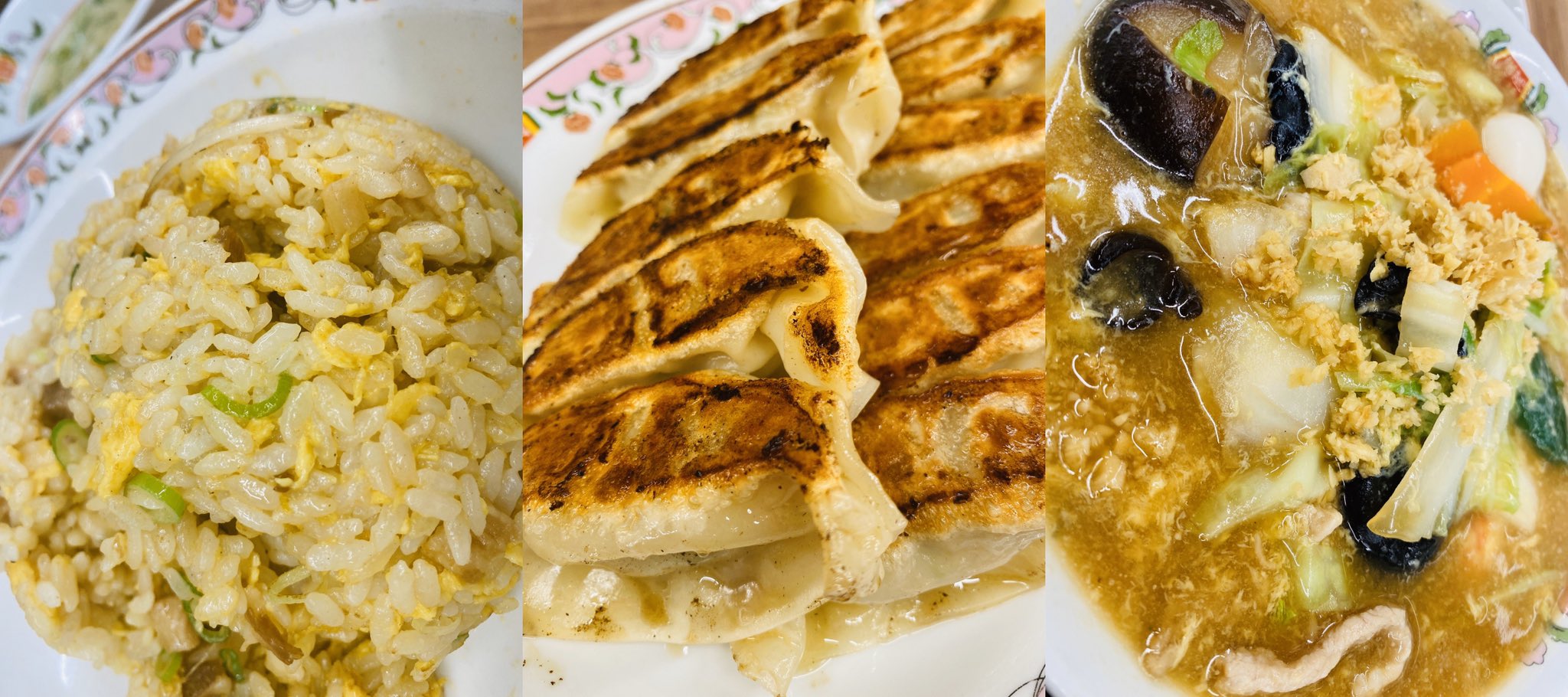 炒飯大盛り、餃子、五目あんかけラーメン at 餃子の王将🥟 (゚д゚)ウマー 炒飯大盛り、餃子、五目あんかけラーメン at 餃子の王将🥟 (゚д゚)ウマー