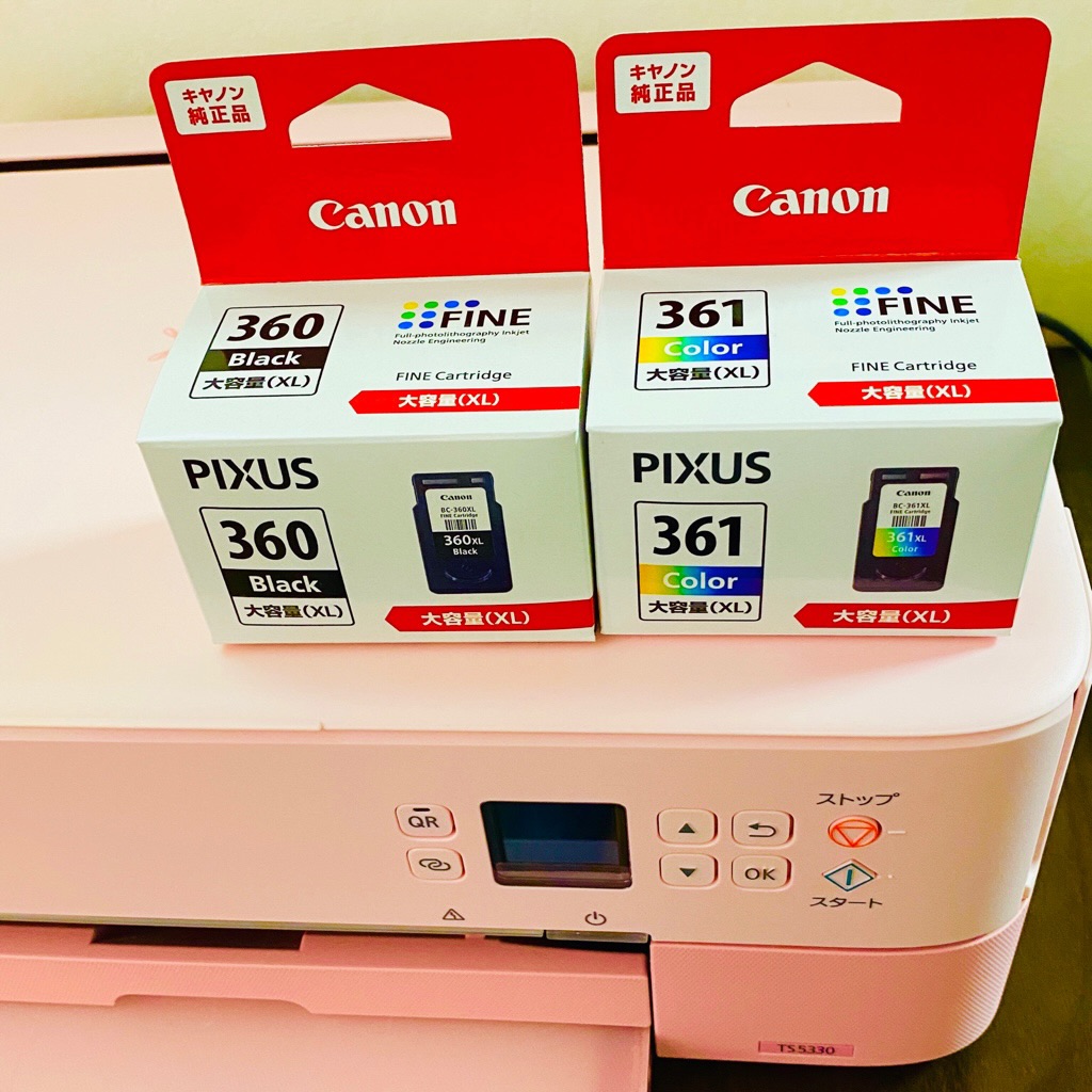 Canon インクカートリッジ BC-360XL 361XL - オフィス用品