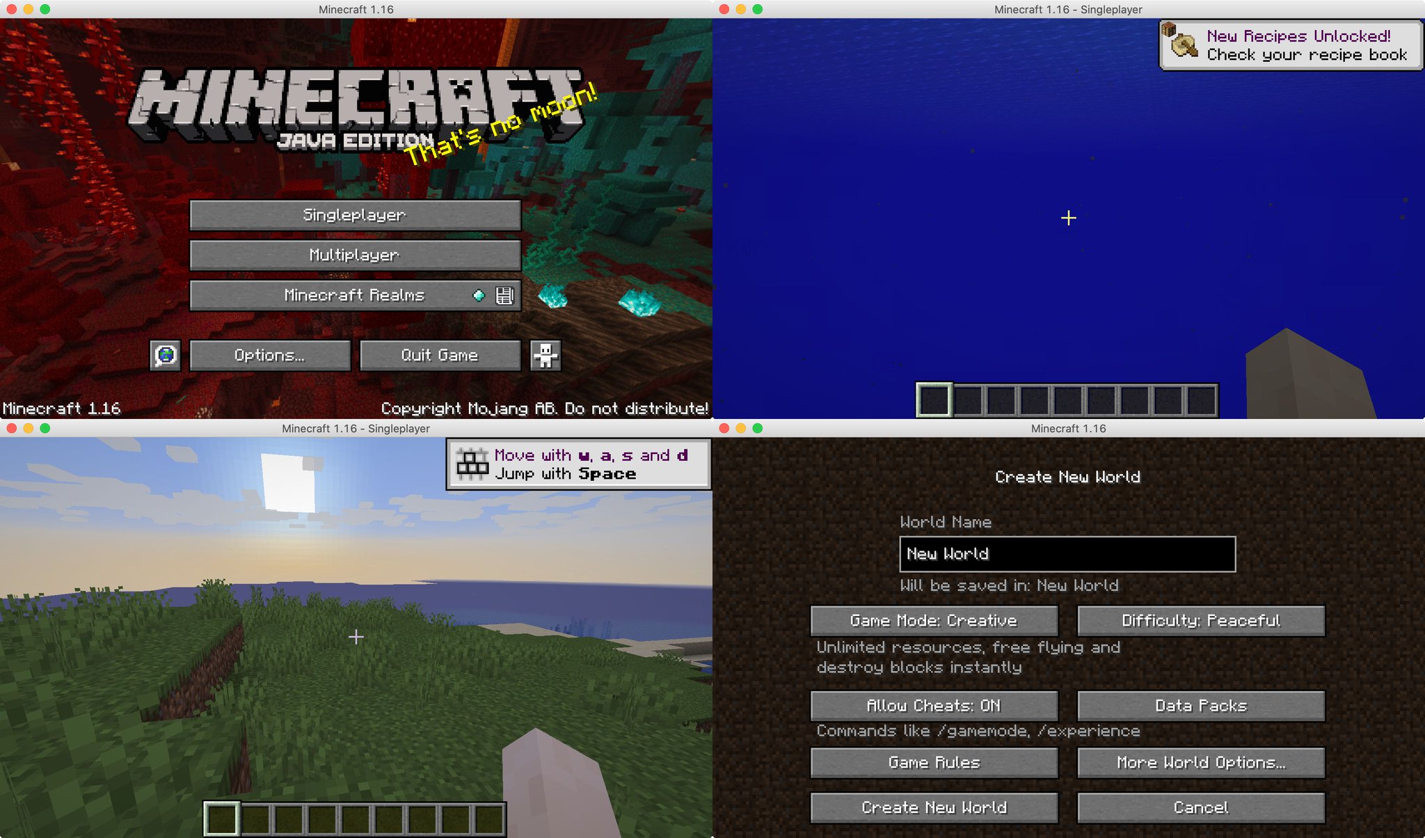 Minecraft Java Edition 1.16.0 Nether Update (∩´∀`)∩ cames here Minecraft Java Edition 1.16.0 Nether Update (∩´∀`)∩ cames here